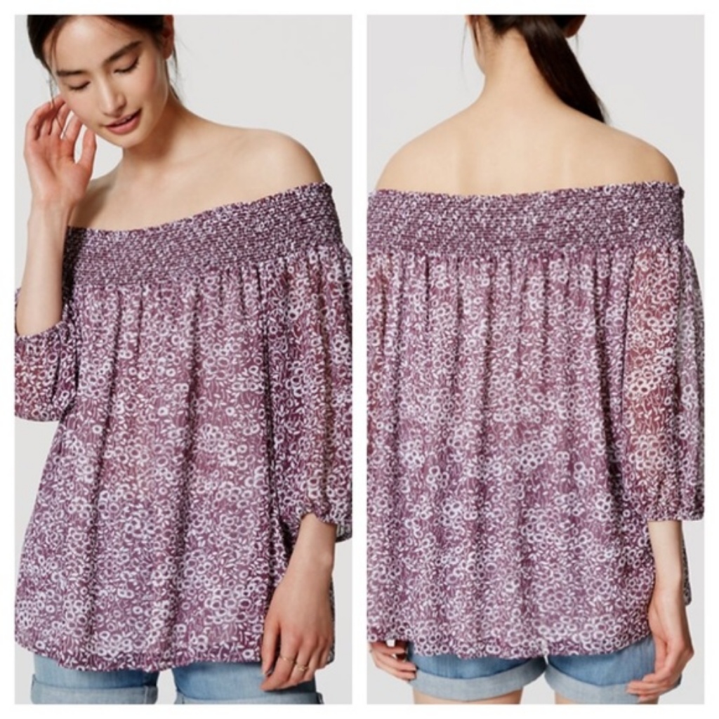 Loft Off The Shoulder Blouse